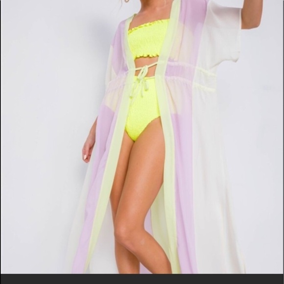 //LEMONADE KIMONO COVER-UP - Picture 5 of 16